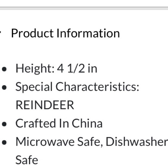 Tabletops Unlimited • Hand Painted Winter Wonderland Reindeer Mug 20oz - Picture 12 of 15